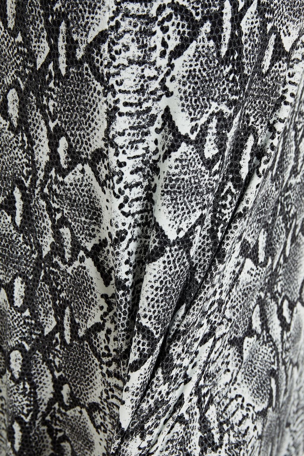 ALICE + OLIVIA Snake-print stretch-jersey mini dress
