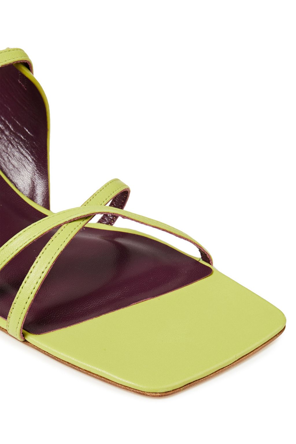 BY FAR Candy leather mules