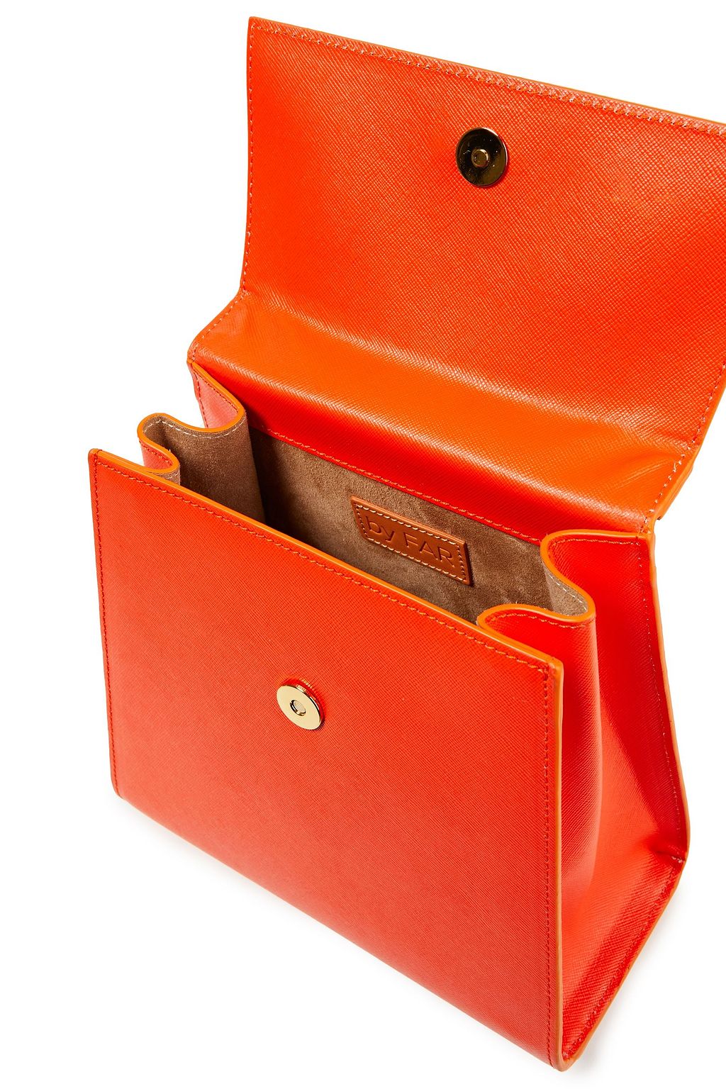 BY FAR Monet textured-leather shoulder bag
