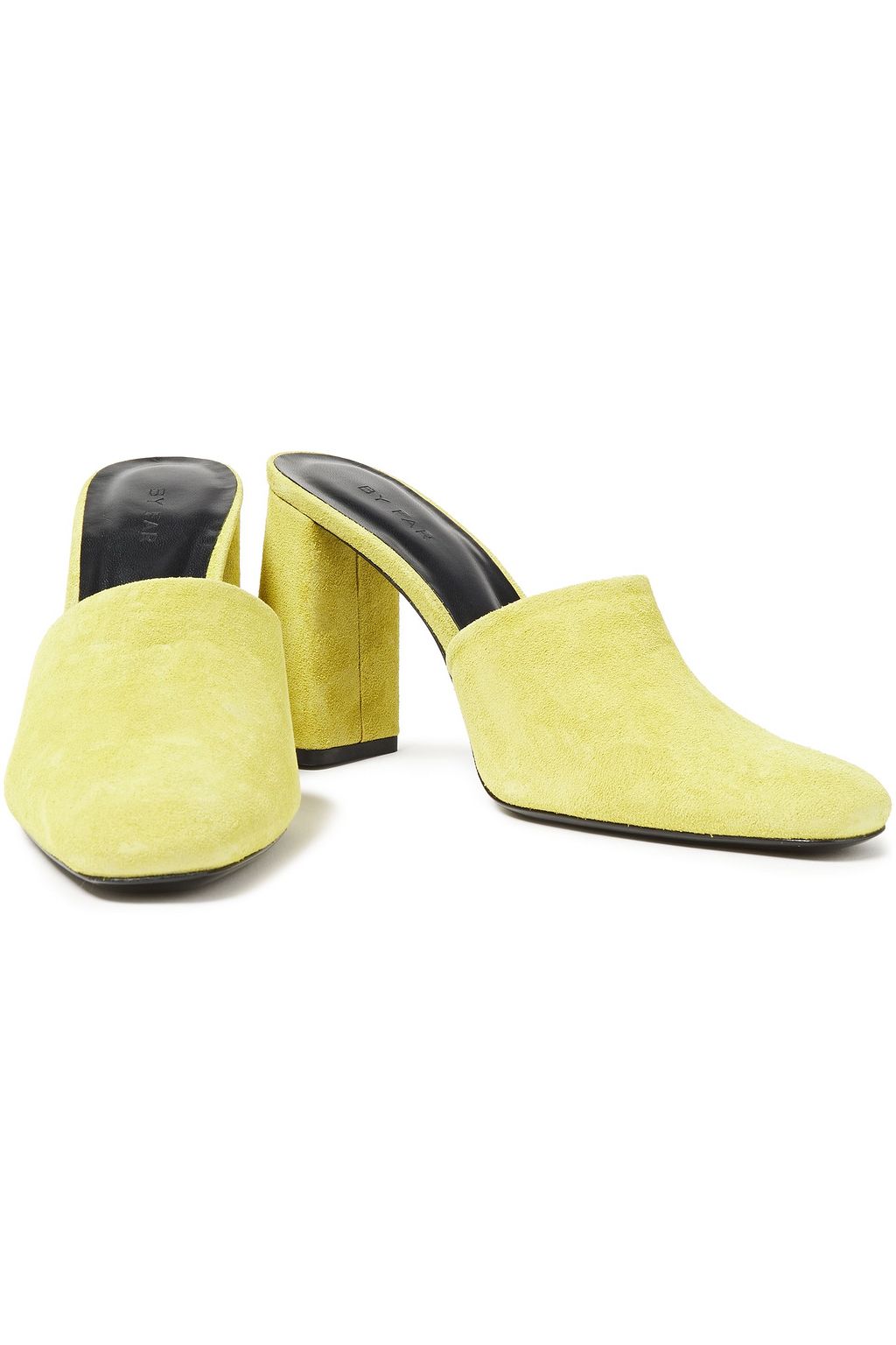 BY FAR Nina suede mules