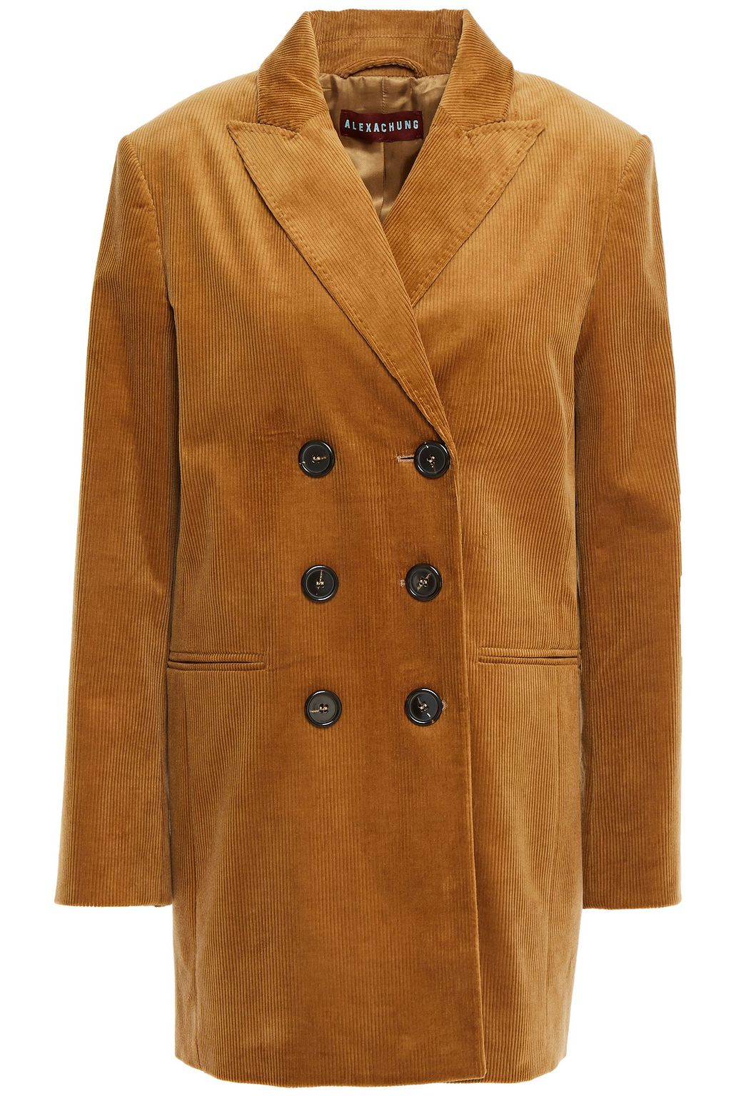 double breasted corduroy coat