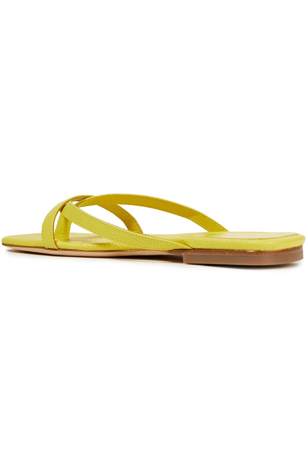 BY FAR Deni crystal-embellished leather sandals
