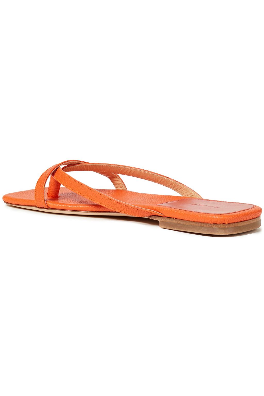 BY FAR Deni crystal-embellished leather sandals