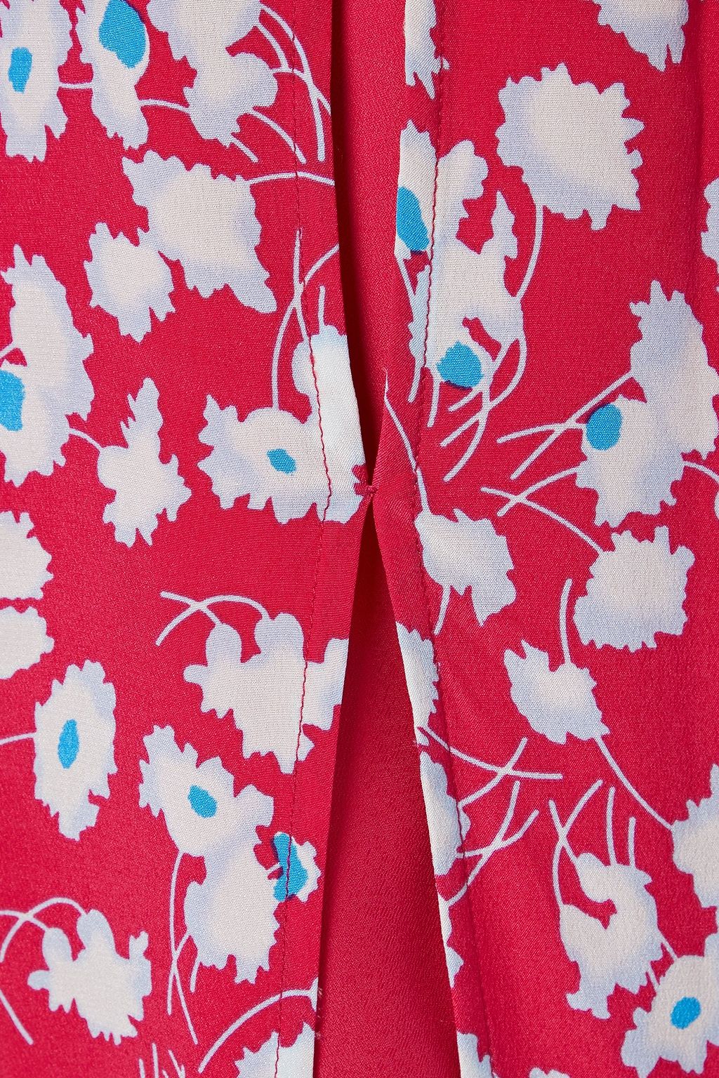 EQUIPMENT Belted floral-print silk crepe de chine midi shirt dress