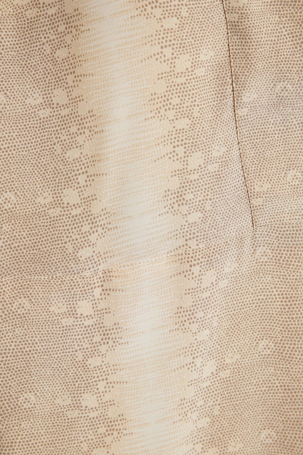 EQUIPMENT Printed silk crepe de chine mini dress