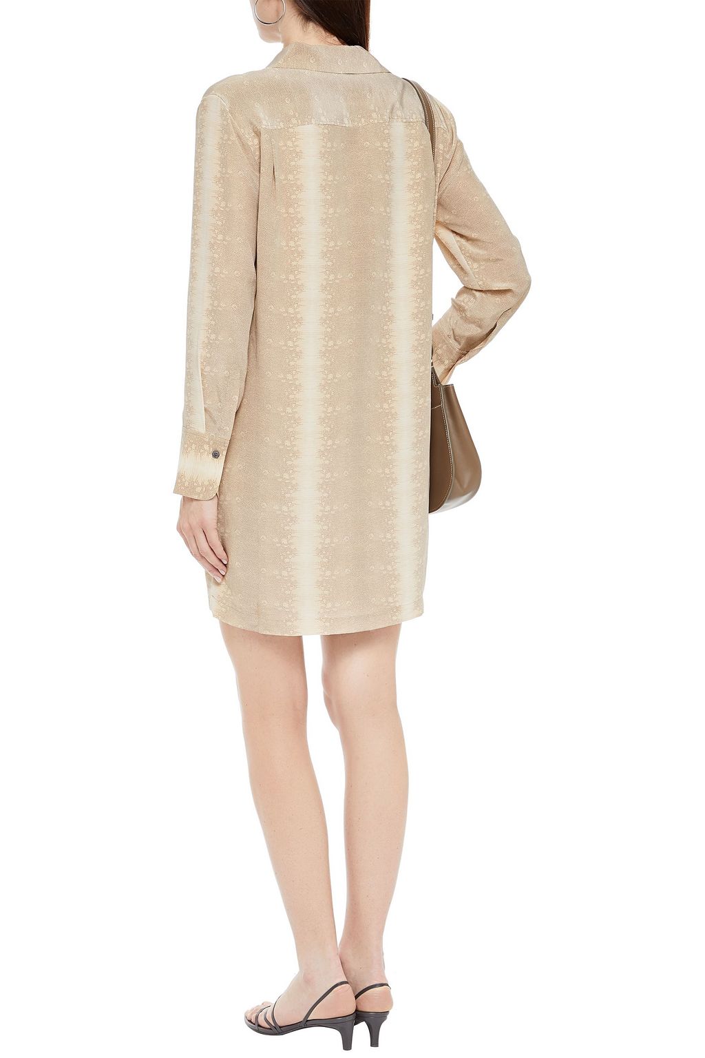 EQUIPMENT Printed silk crepe de chine mini dress