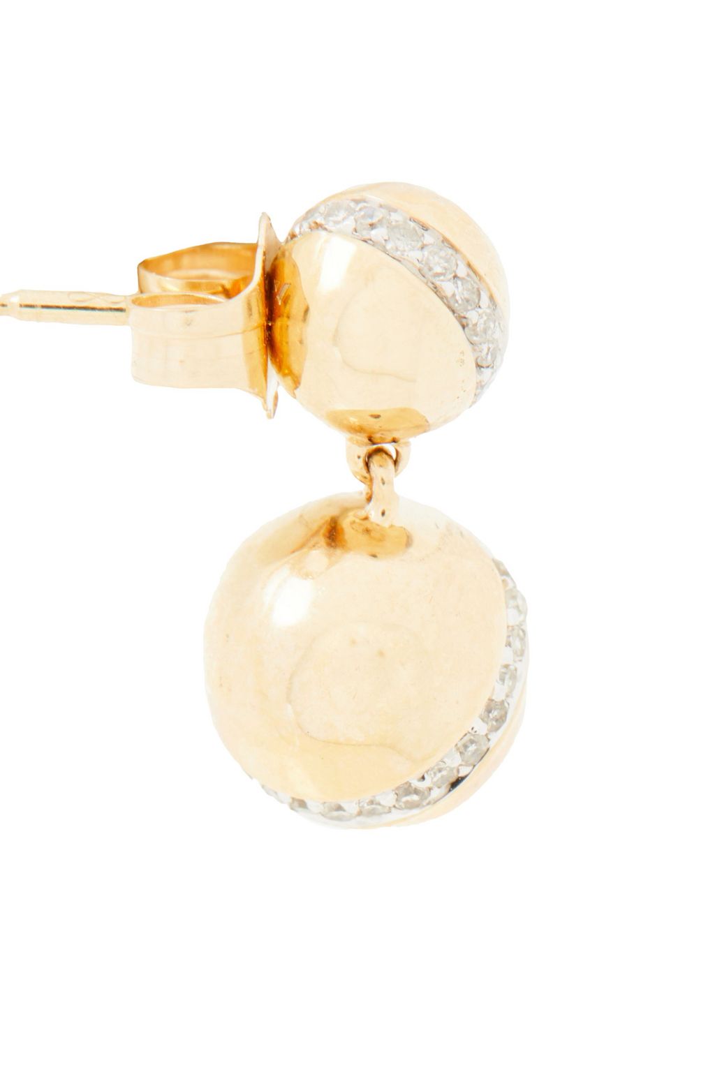 ADINA REYTER 14-karat gold diamond earrings