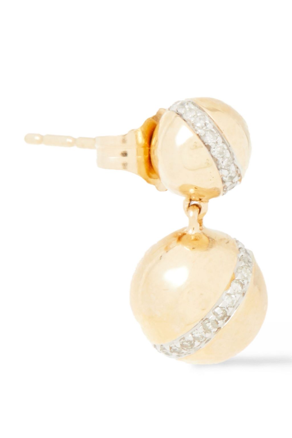 ADINA REYTER 14-karat gold diamond earrings