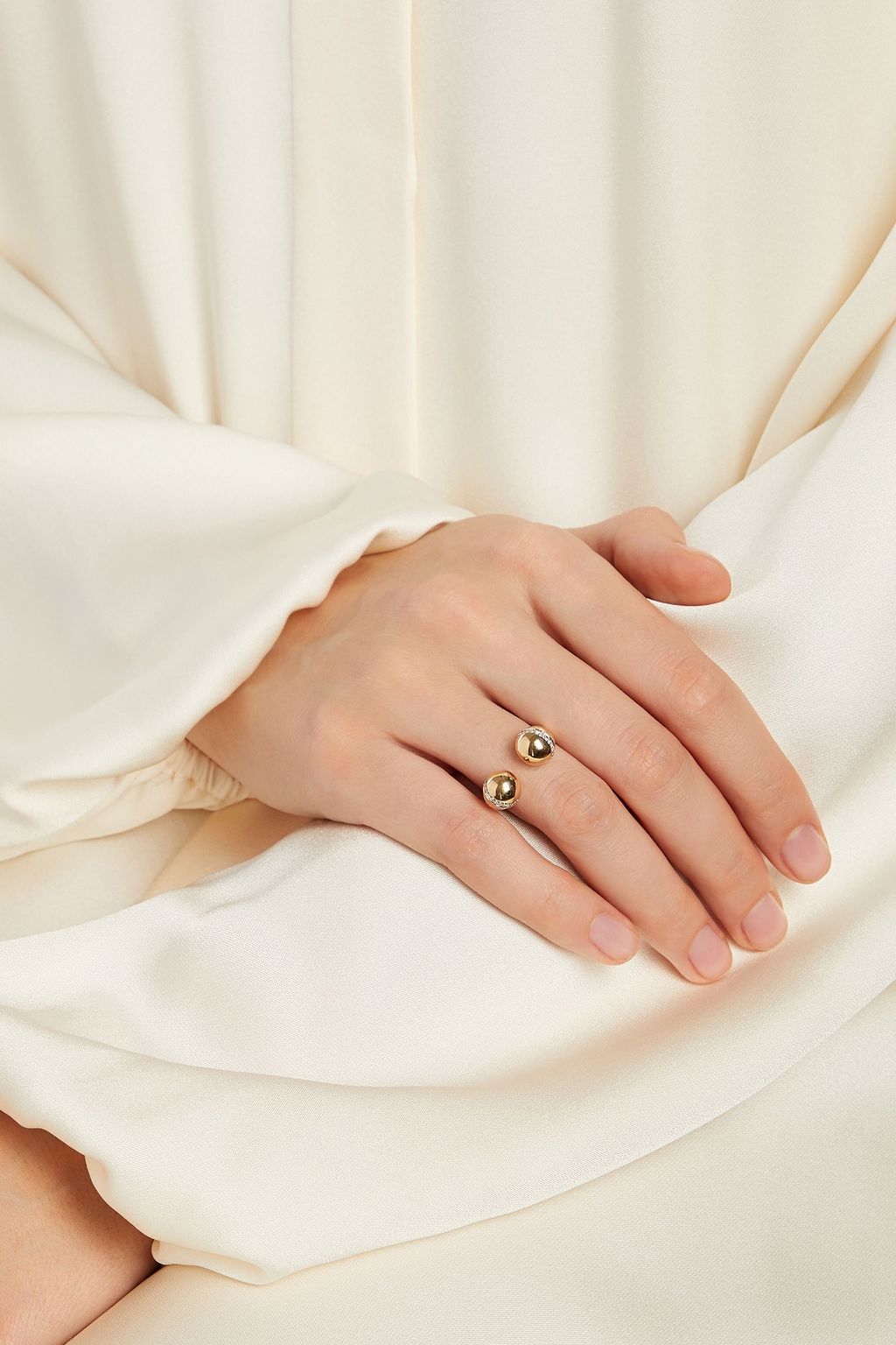 ADINA REYTER 14-karat gold diamond ring