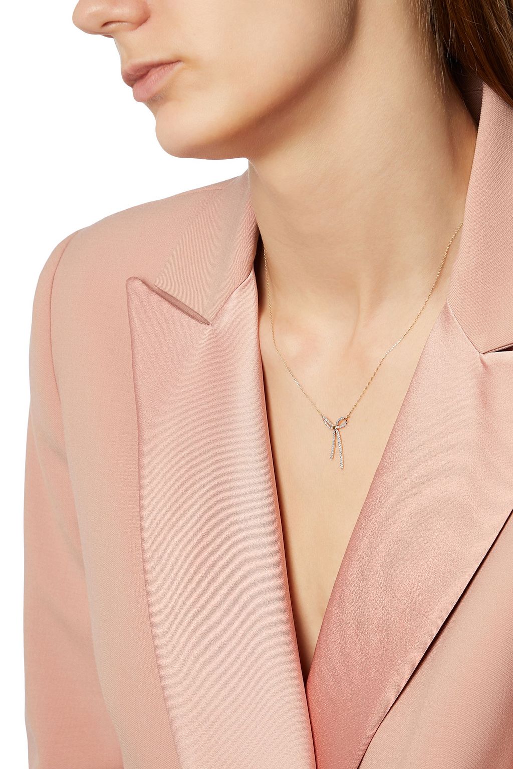 ADINA REYTER 14-karat gold diamond necklace