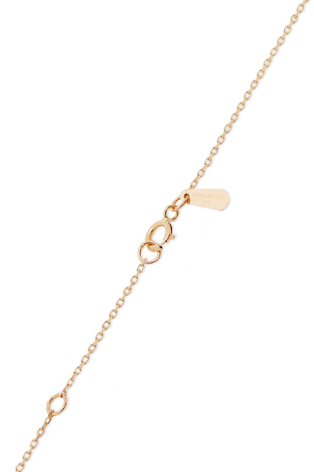 ADINA REYTER 14-karat gold diamond necklace