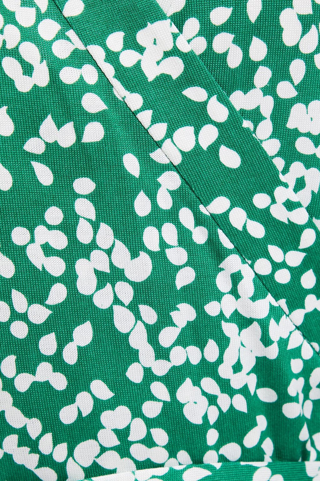 DIANE VON FURSTENBERG Abigail polka-dot silk-jersey maxi wrap dress