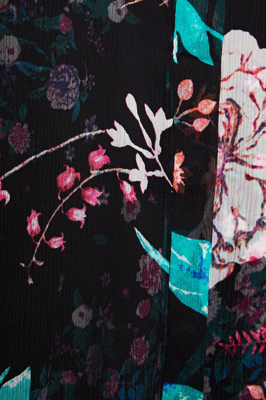 DIANE VON FURSTENBERG Floral-print georgette shirt
