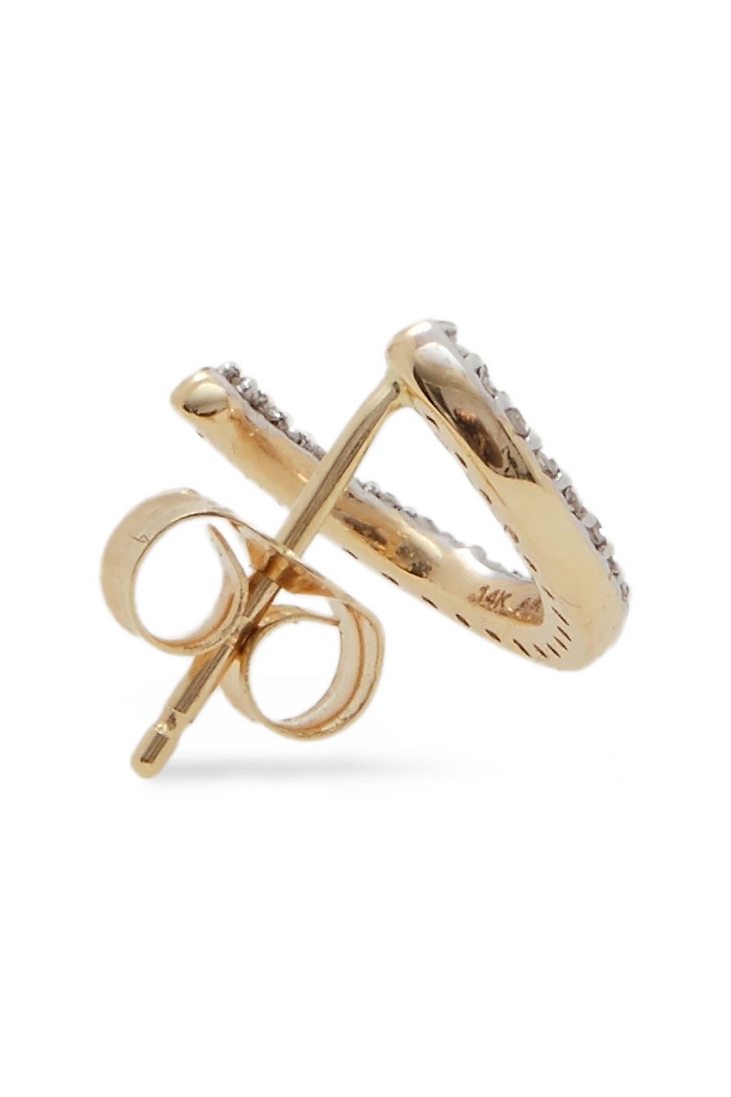 ADINA REYTER 14-karat gold diamond earrings