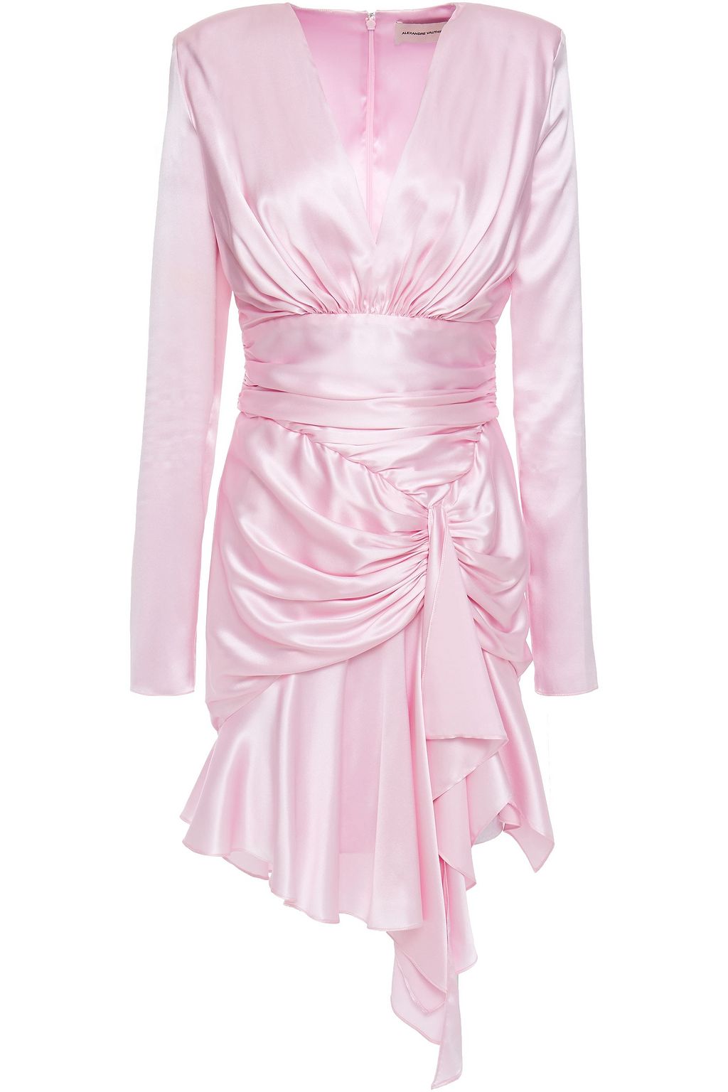 silk satin mini dress