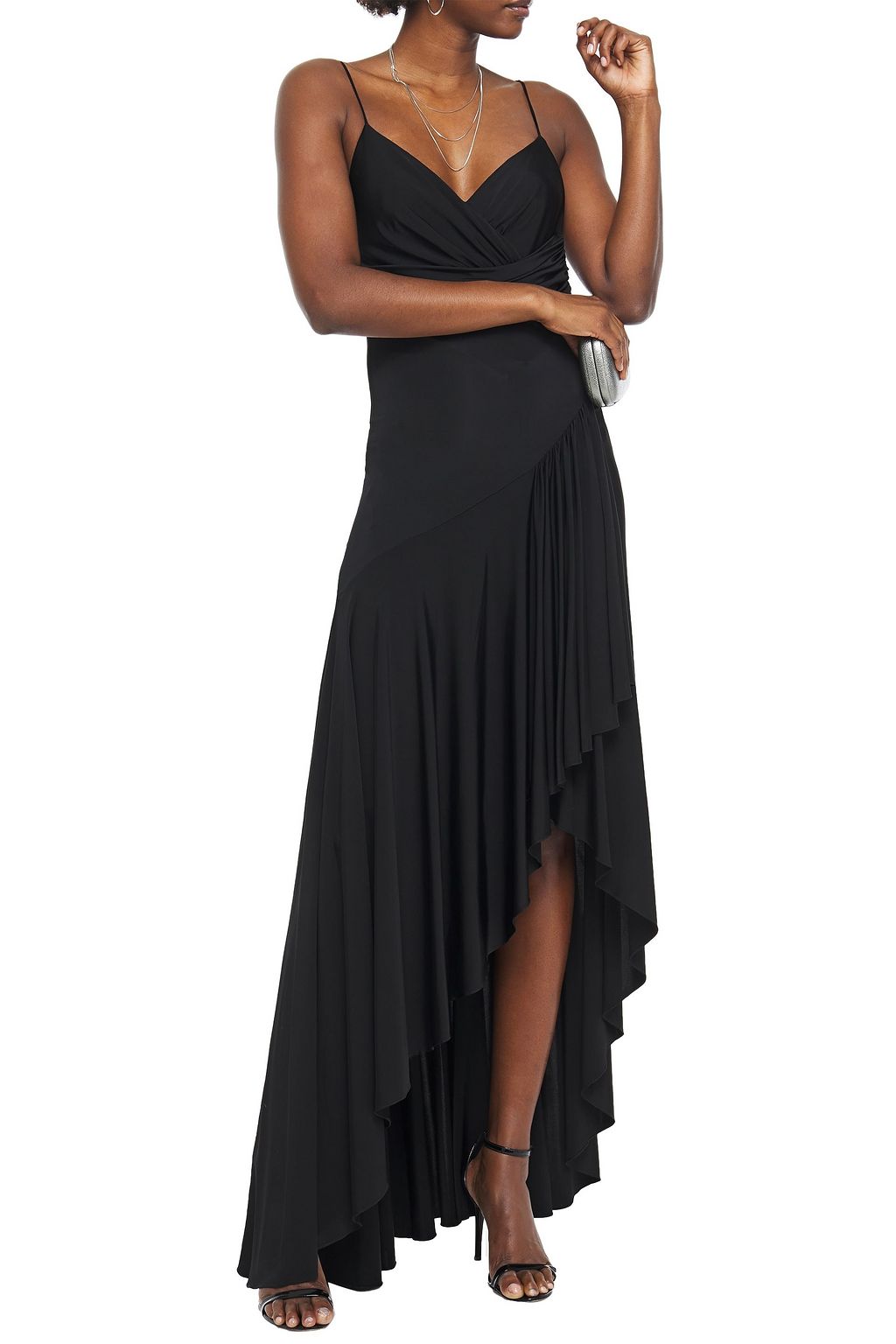 ALEXANDRE VAUTHIER Gathered stretch-jersey maxi dress