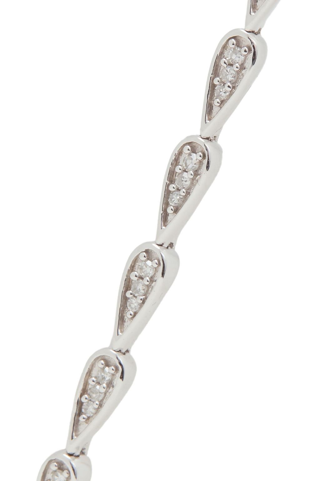 ADINA REYTER Sterling silver diamond earrings