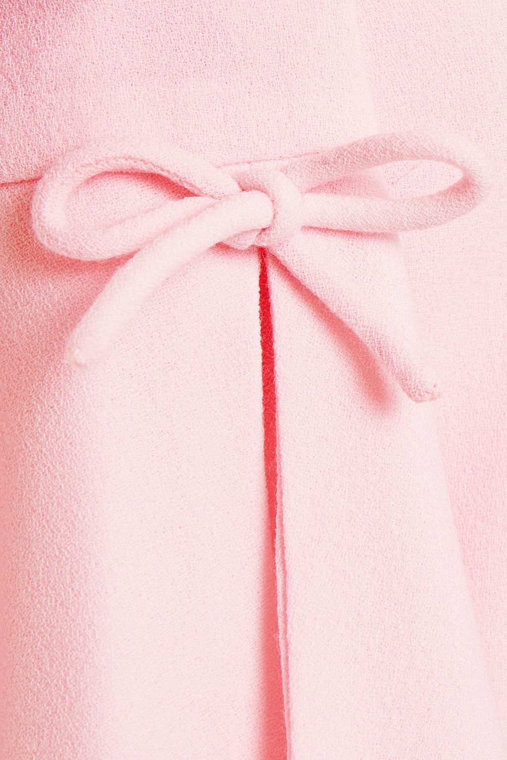 GOAT Irinna bow-embellished wool-crepe mini dress
