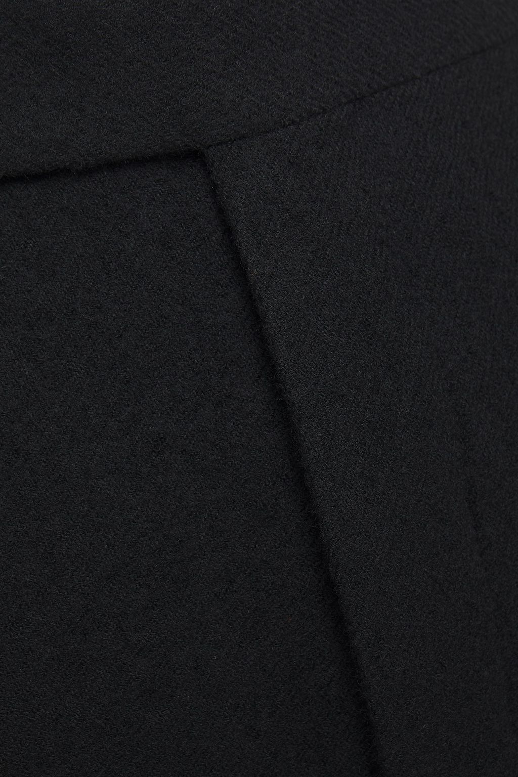 RICK OWENS Cropped brushed-wool slim-leg pants