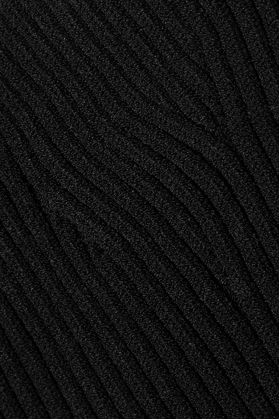 KHAITE LUCIE STRAPLESS RIBBED-KNIT TOP