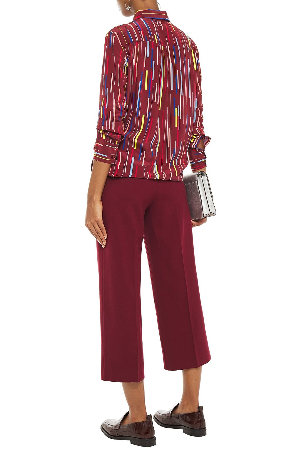 CHINTI & PARKER Cropped twill straight-leg pants