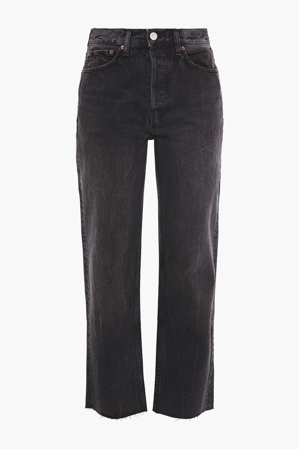 faded black boyfriend jeans