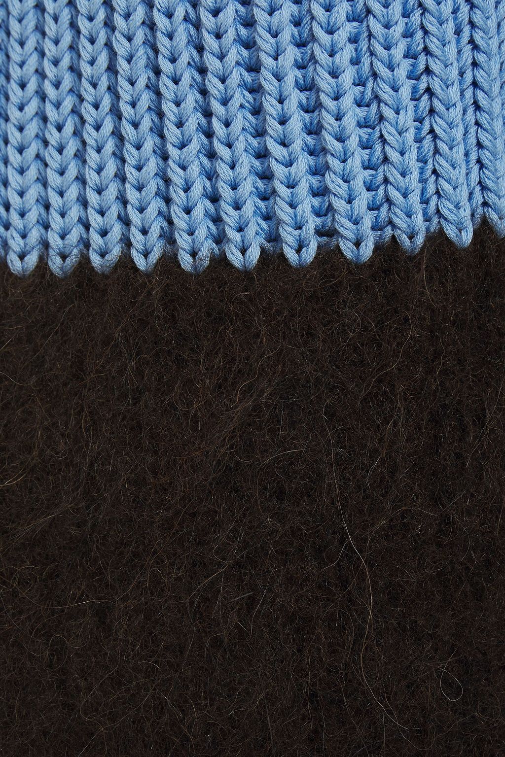 CHINTI & PARKER Ribbed striped cotton-blend sweater