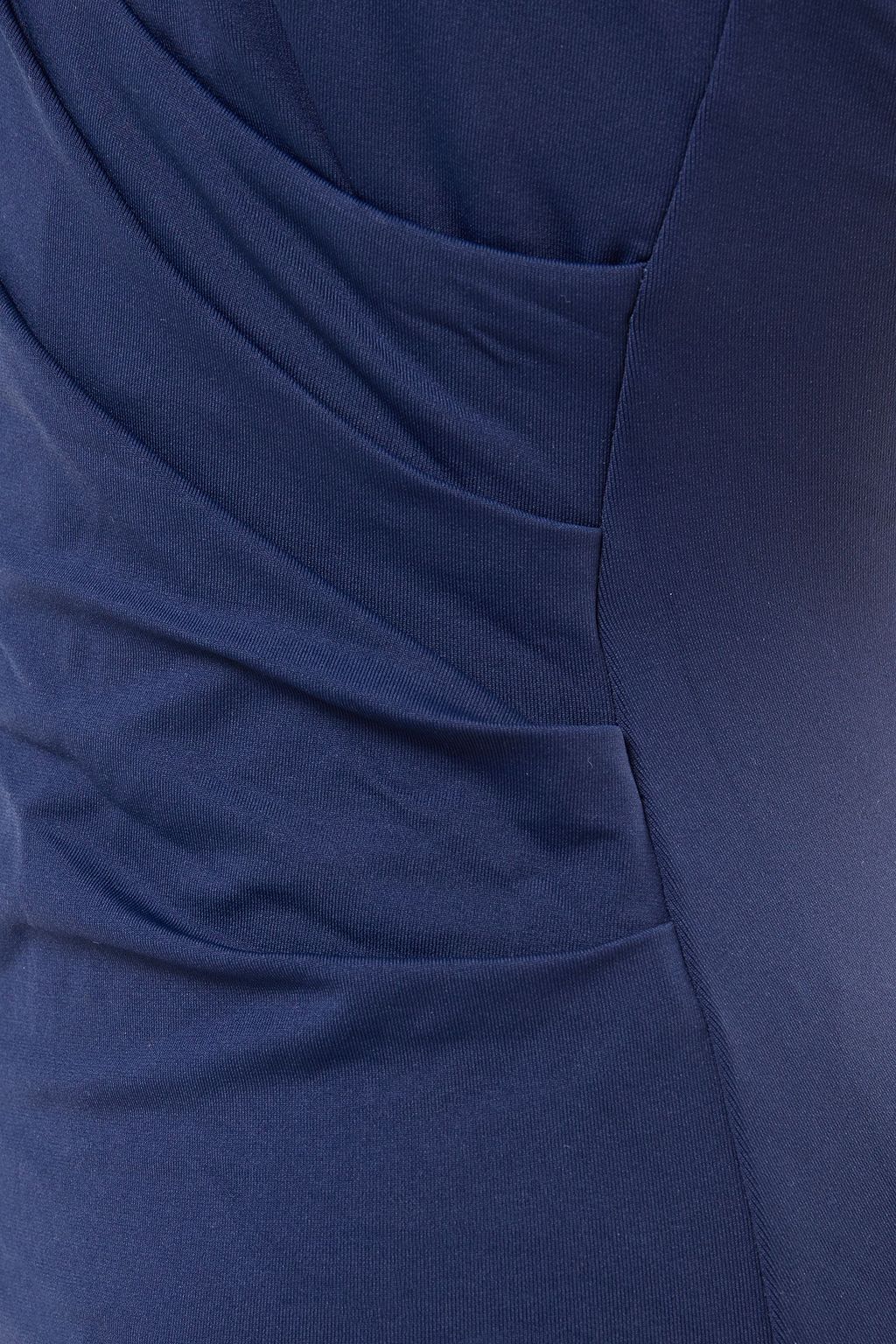 SKIN Wrap-effect halterneck swimsuit