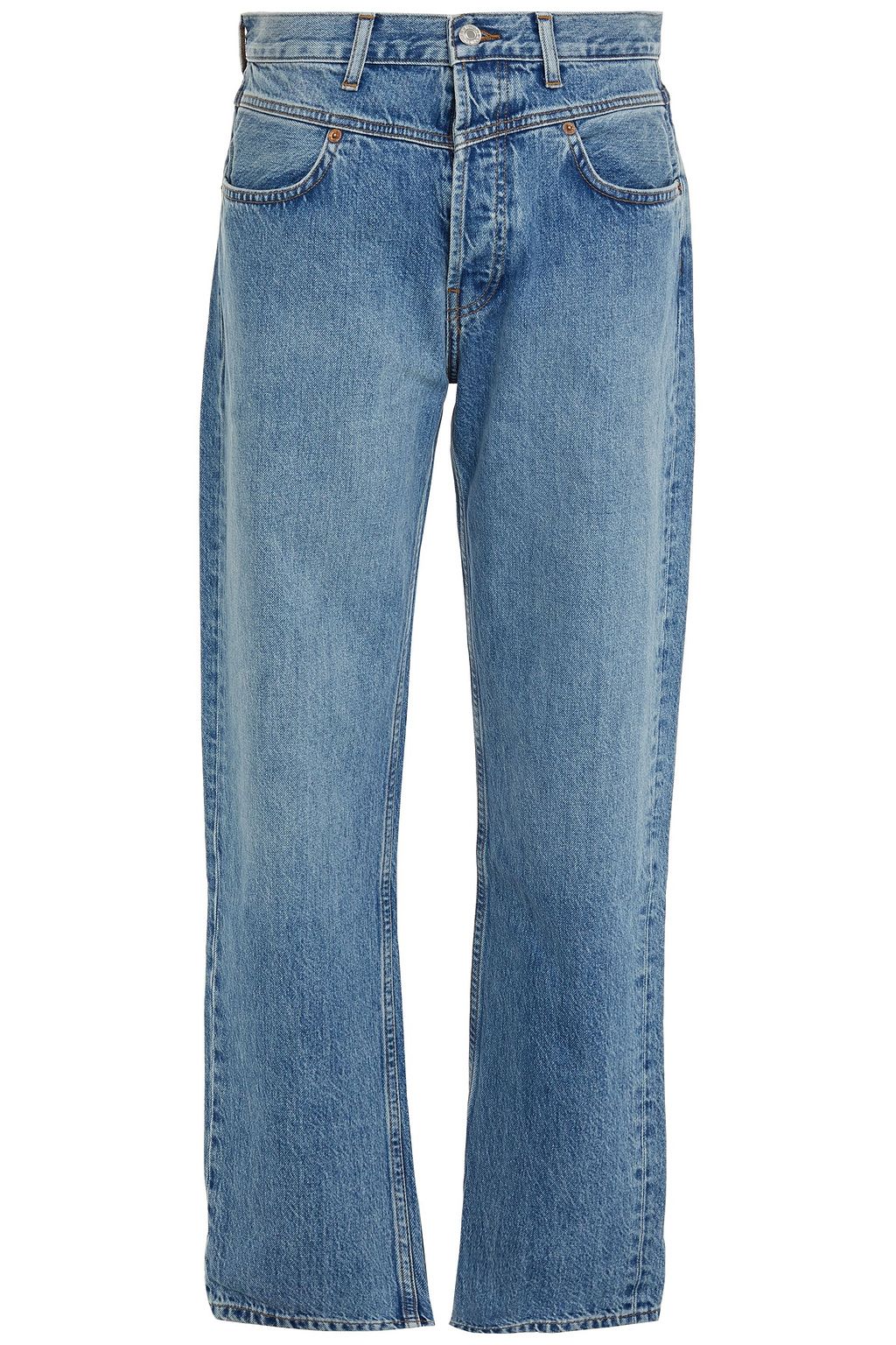 redone double yoke jeans