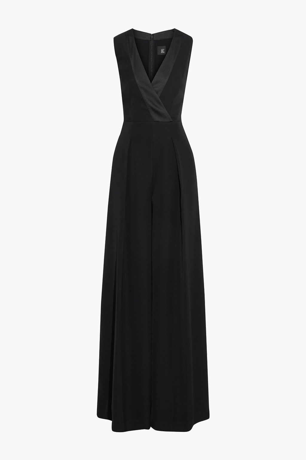 ブラック Laura Bailey サテントリム キャディ ワイドレッグジャンプスーツ The Outnet Iris Ink The Outnet ブラック Laura Bailey サテントリム キャディ ワイドレッグジャンプスーツ The Outnet Iris Ink The Outnet