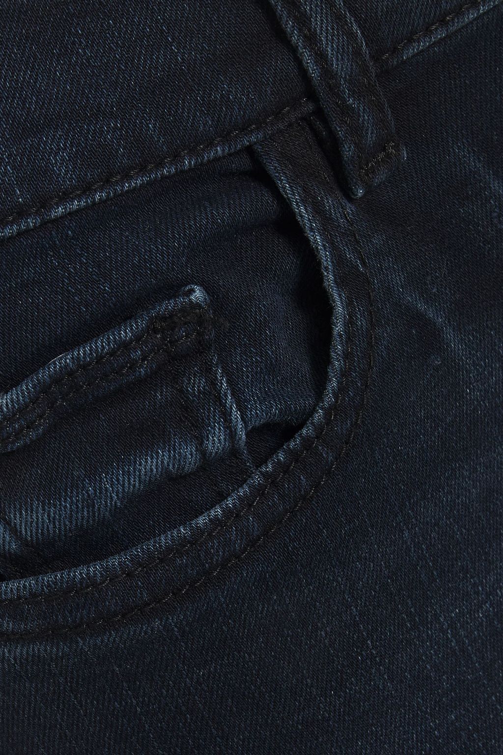 DL1961 Cropped frayed high-rise skinny jeans