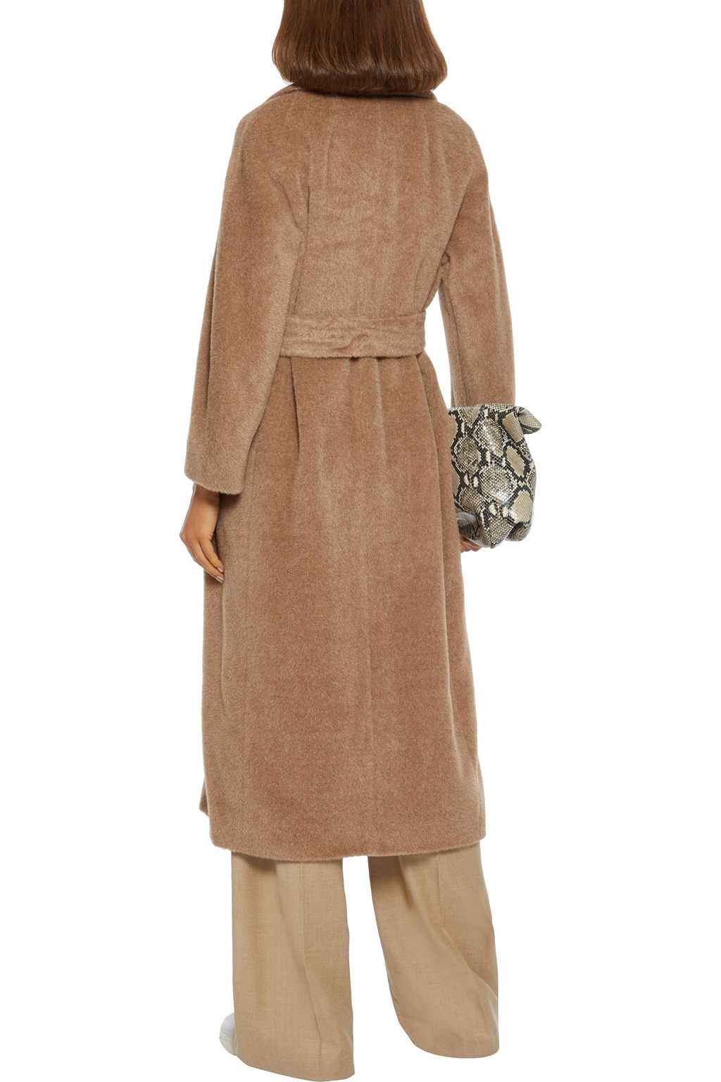 'S MAX MARA Elvy belted alpaca and wool-blend coat