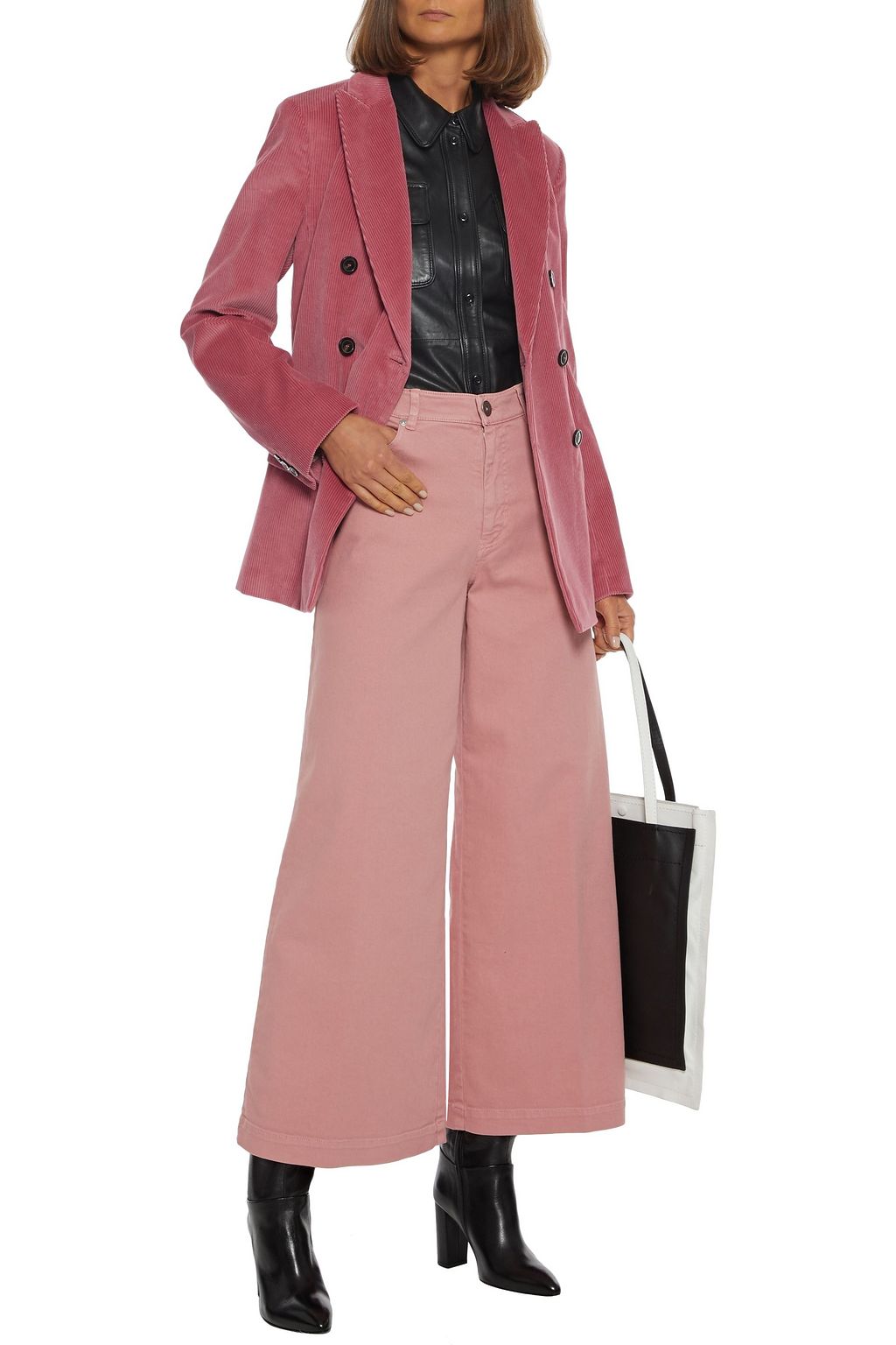 WEEKEND MAX MARA Ulrico cropped high-rise wide-leg jeans