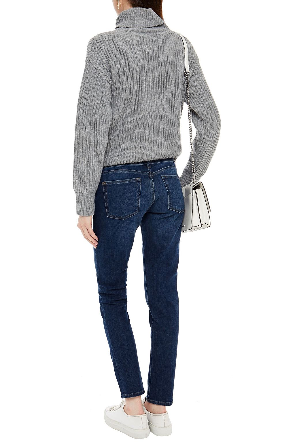 DL1961 Florence maternity faded mid-rise skinny jeans