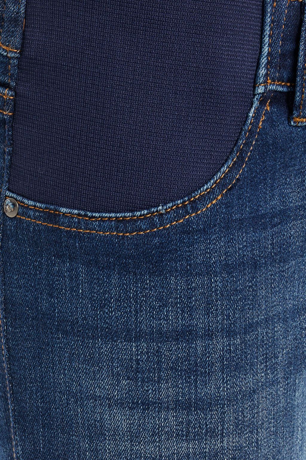 DL1961 Florence maternity faded mid-rise skinny jeans