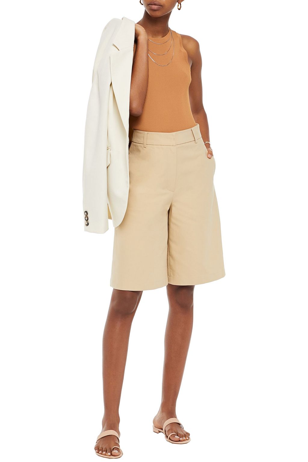 LVIR Cotton-gabardine shorts