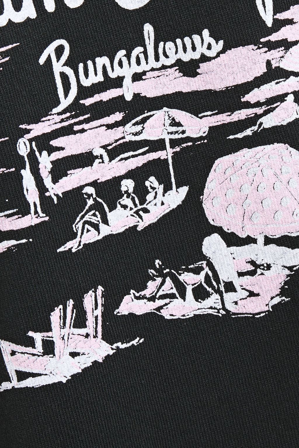RE/DONE Printed cotton-jersey top