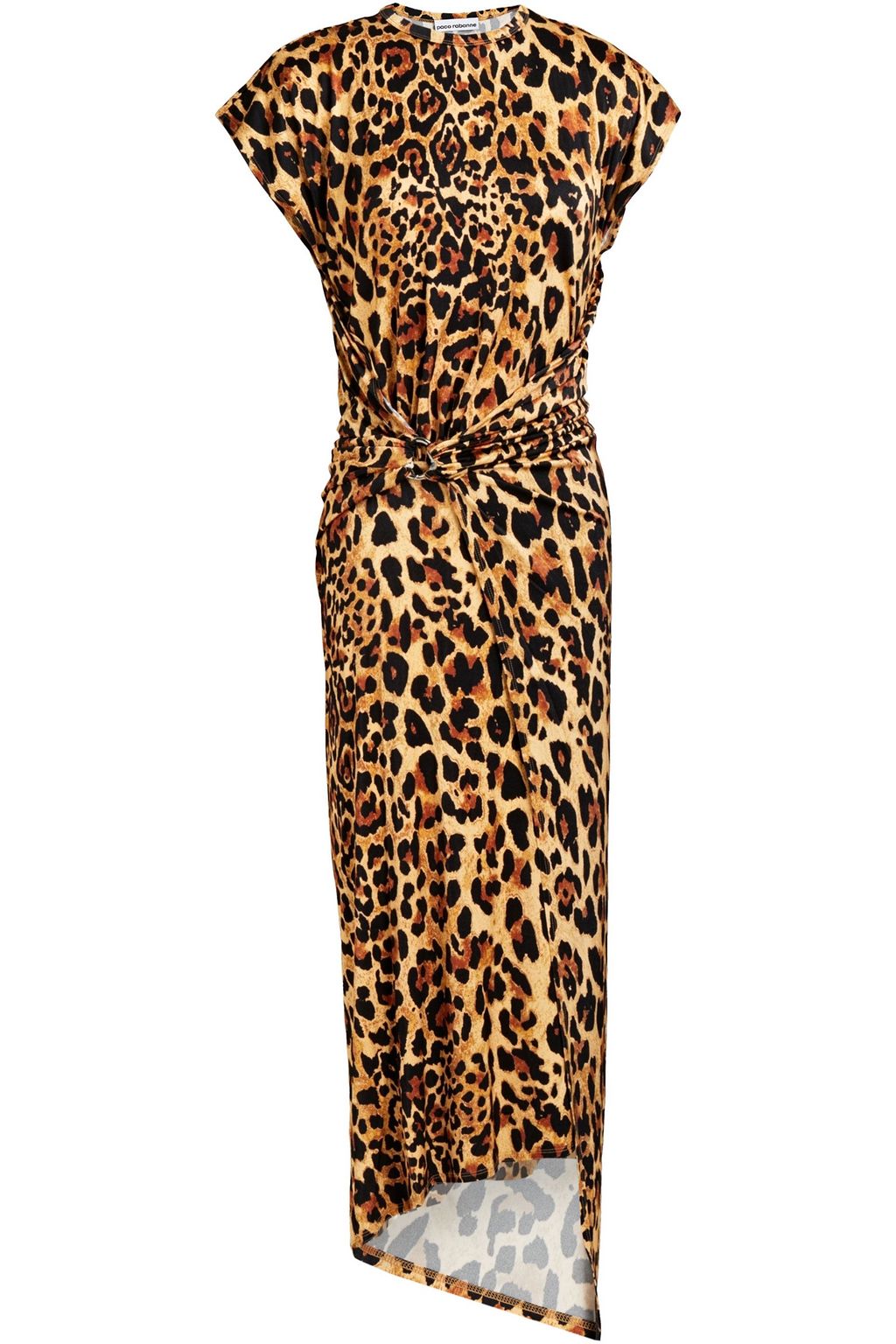 Leopard print stretch dress sale