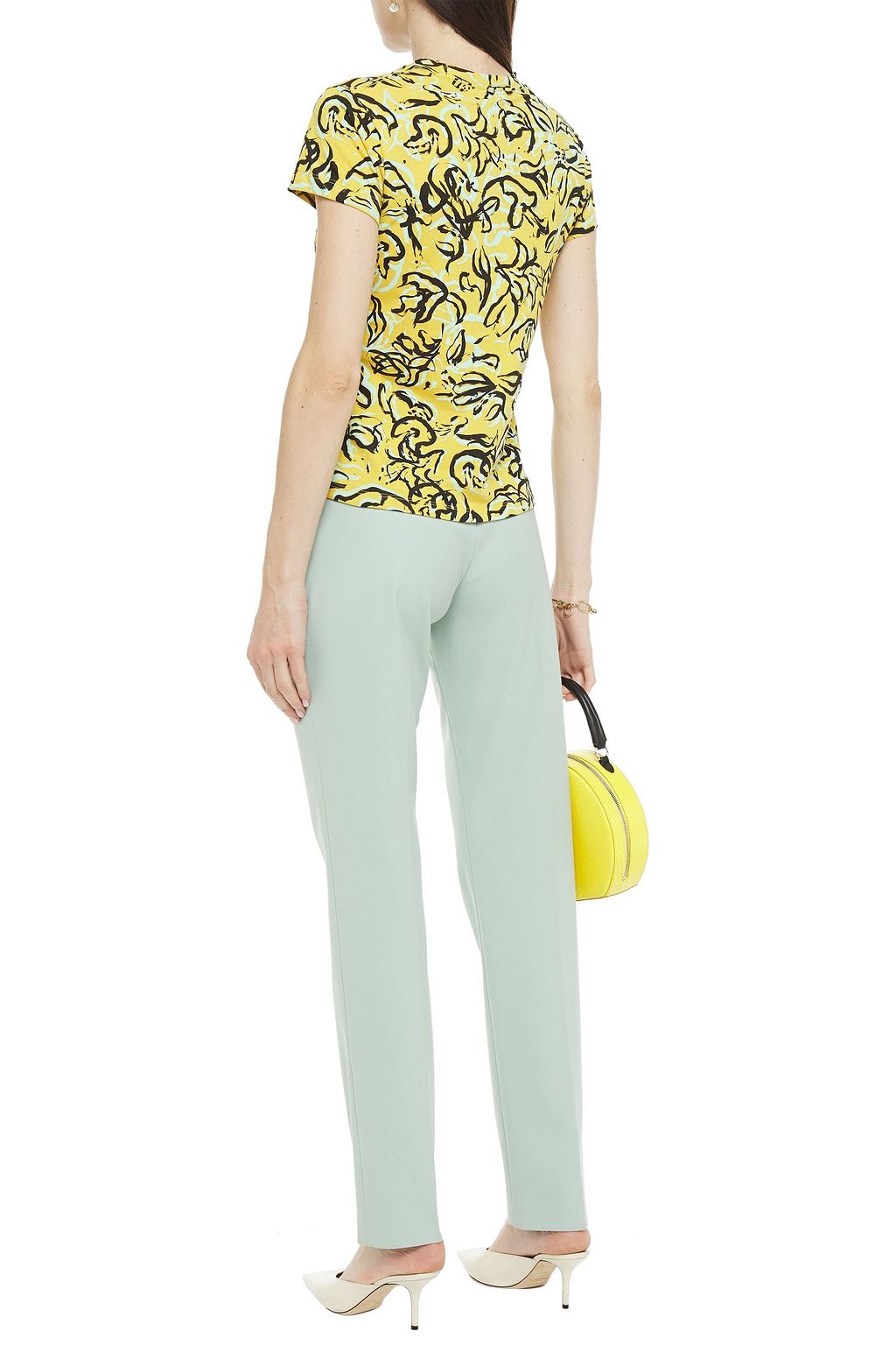 DIANE VON FURSTENBERG Christine printed cotton-jersey T-shirt