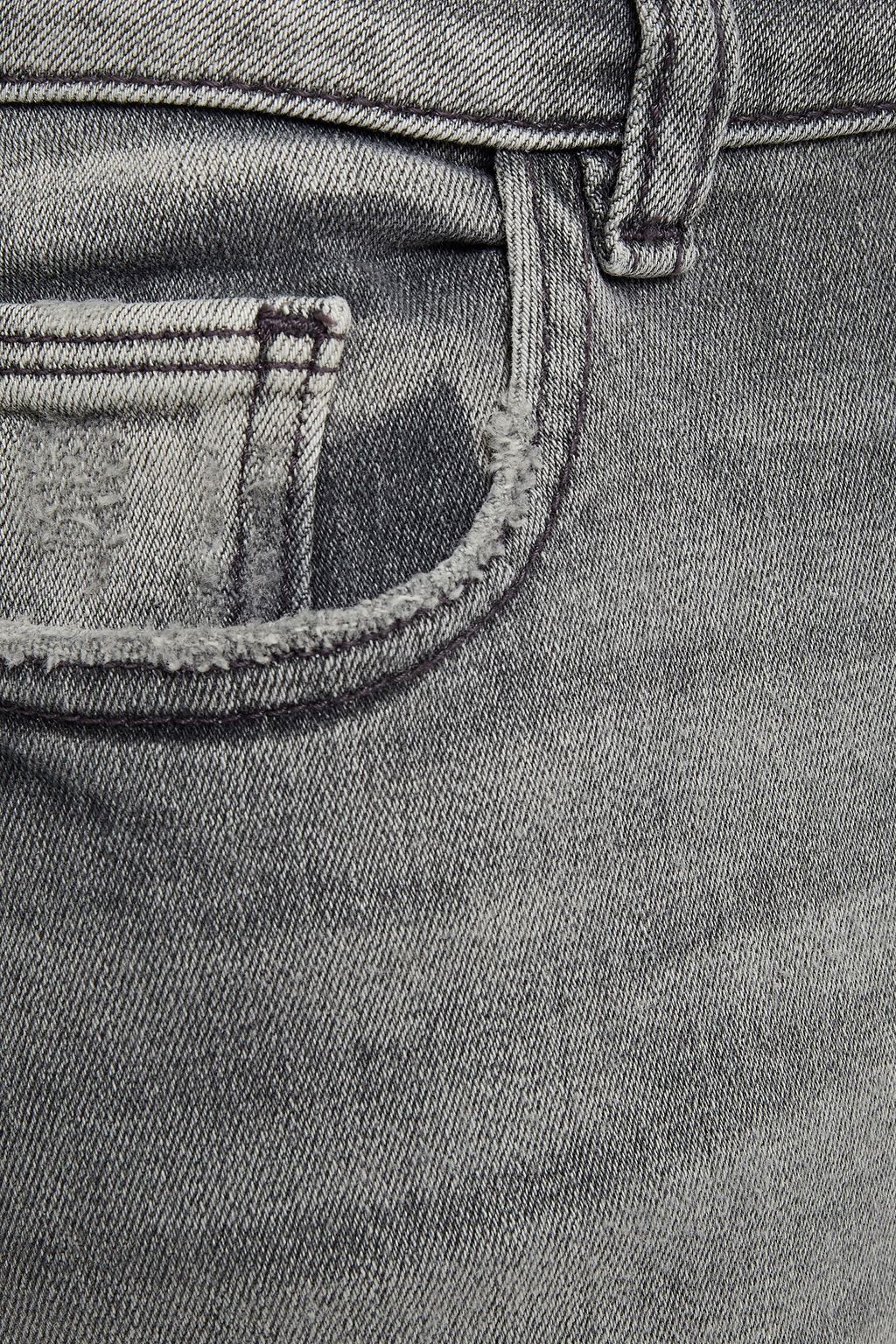DL1961 Florence distressed mid-rise skinny jeans