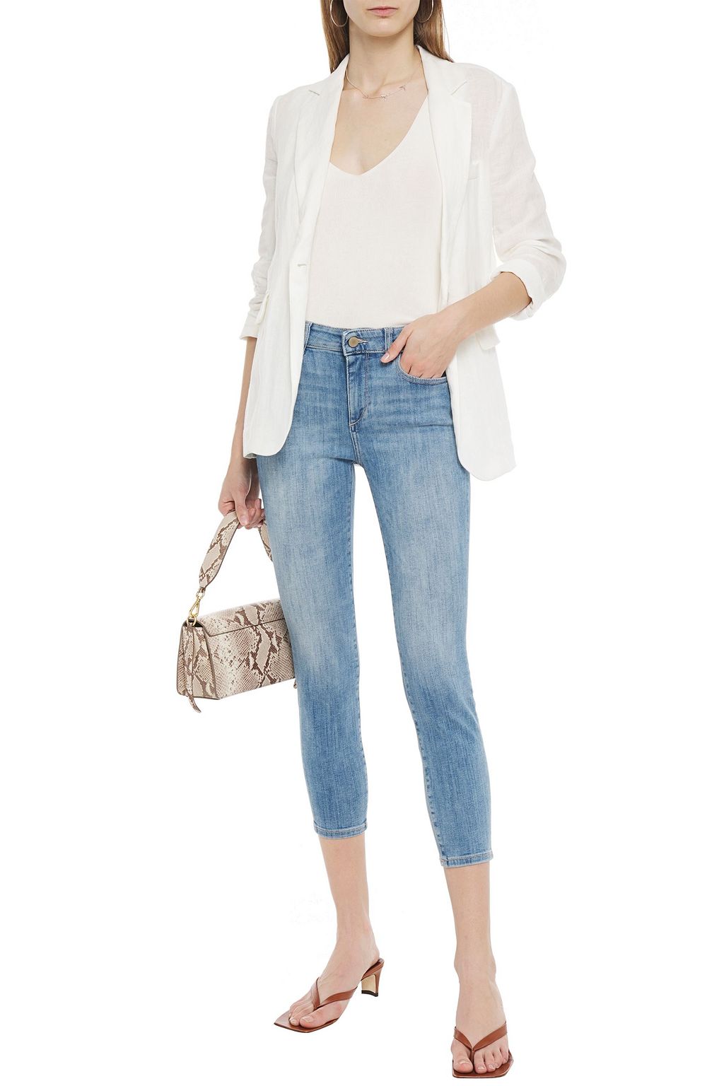 DL1961 Florence cropped mid-rise skinny jeans