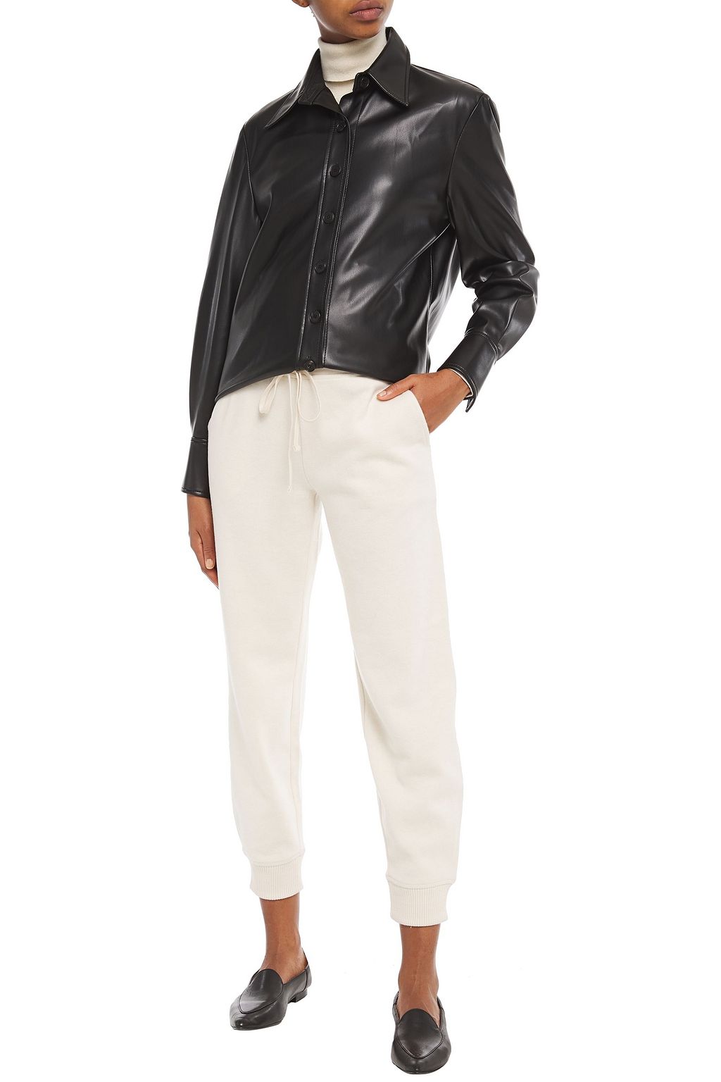 LVIR Faux leather shirt