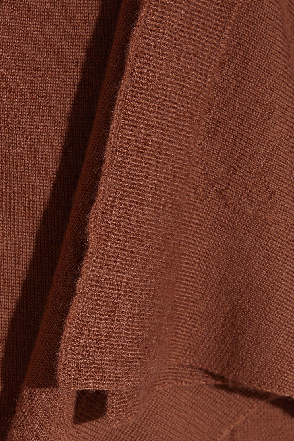 RICK OWENS Grace draped brushed cashmere maxi skirt
