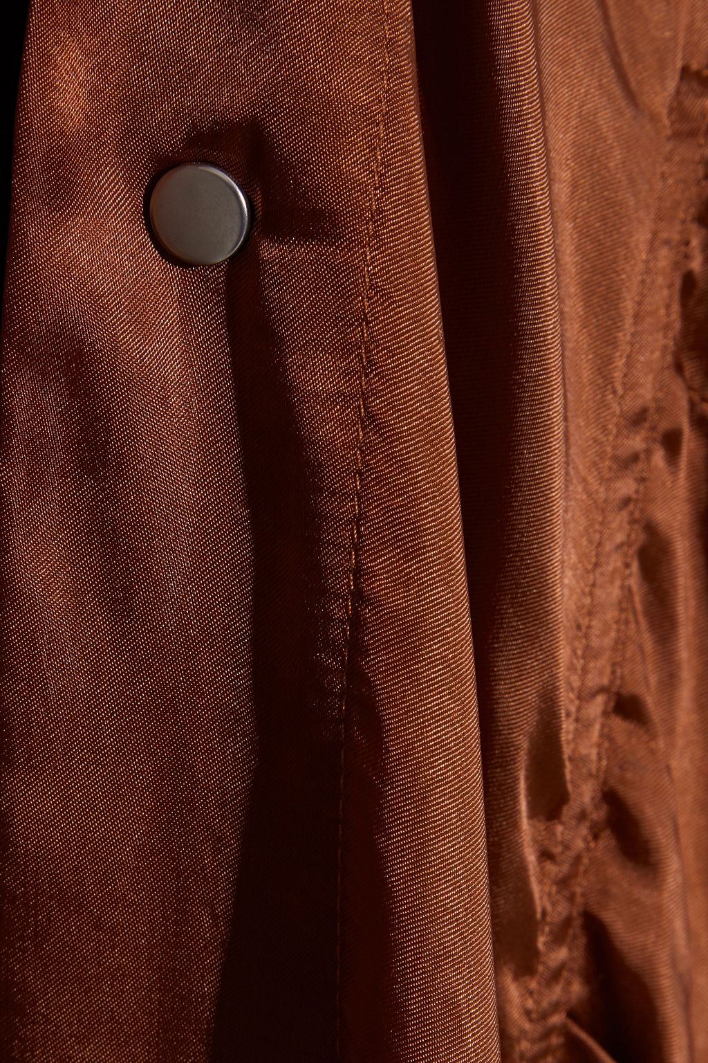 RICK OWENS Cupro-satin shirt