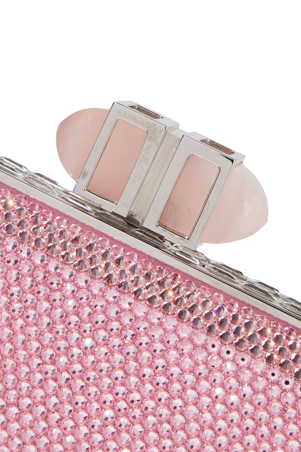 JUDITH LEIBER COUTURE Crystal-embellished box clutch