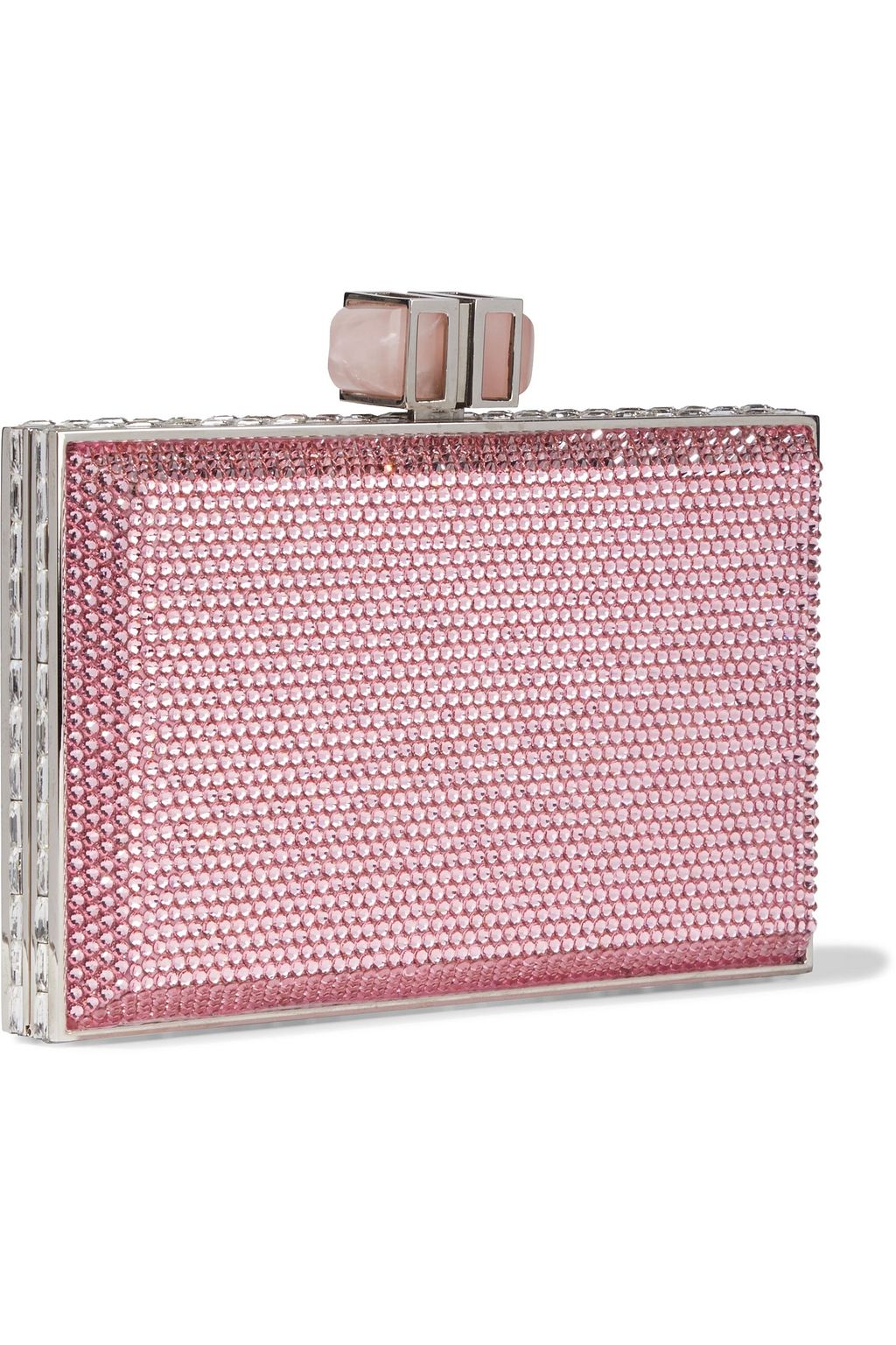 JUDITH LEIBER COUTURE Crystal-embellished box clutch