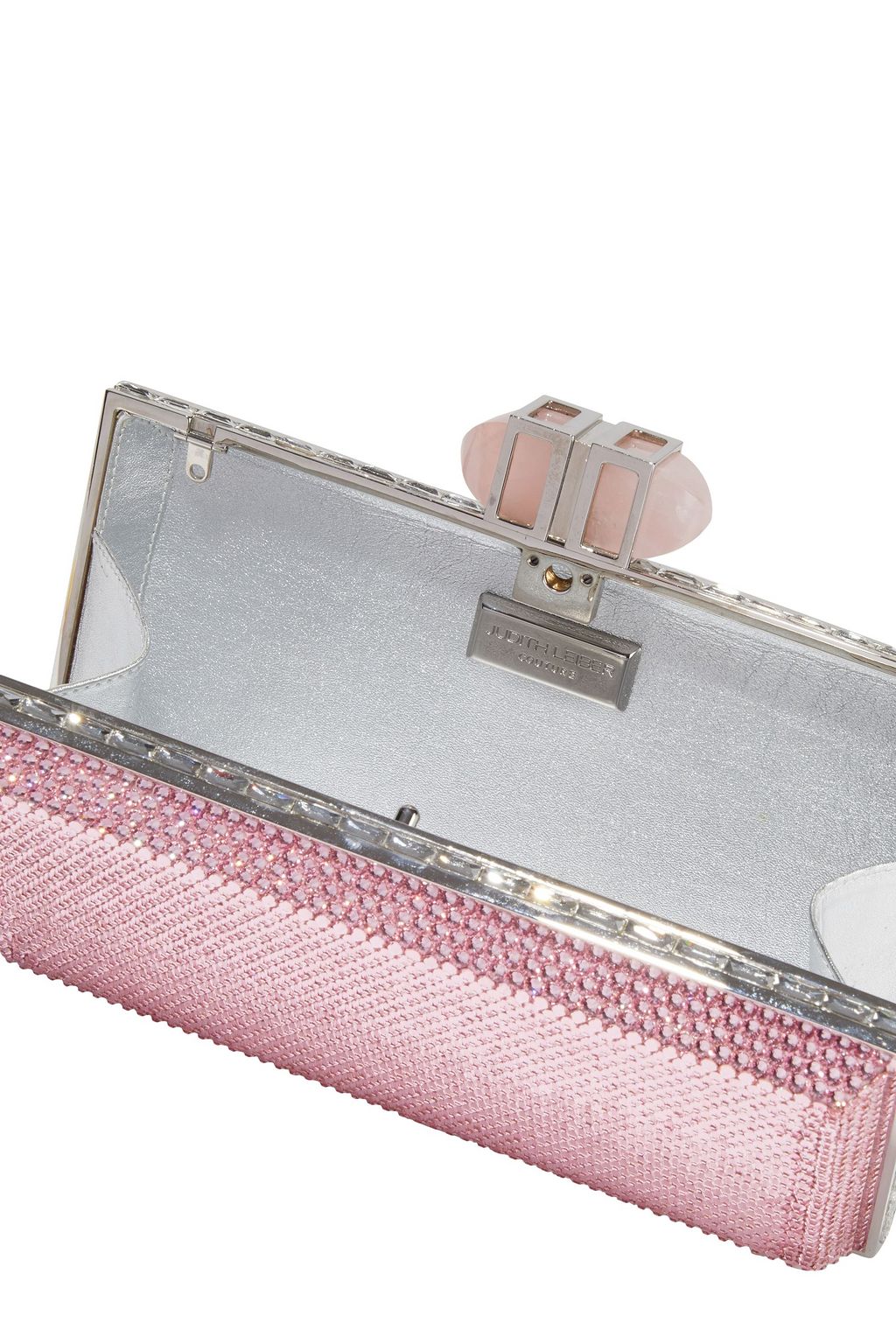 JUDITH LEIBER COUTURE Crystal-embellished box clutch