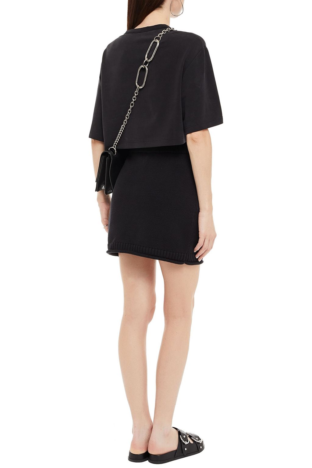 ALEXANDERWANG.T Cotton-blend mini skirt