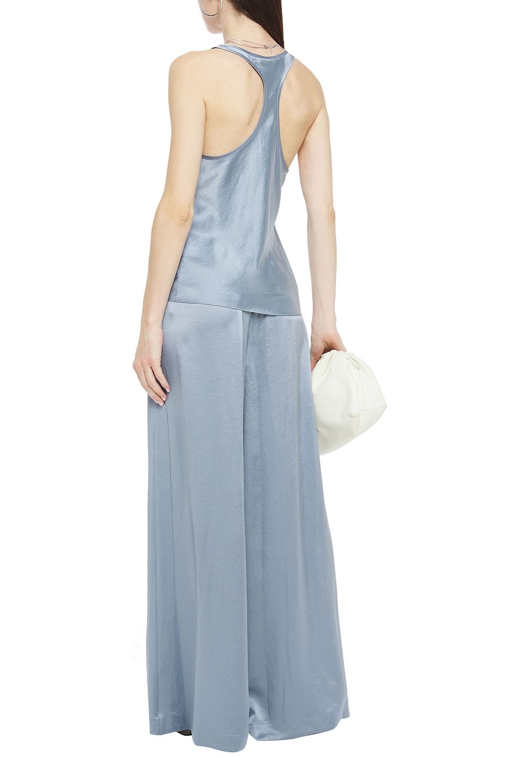 ALEXANDERWANG.T Crinkled-satin tank