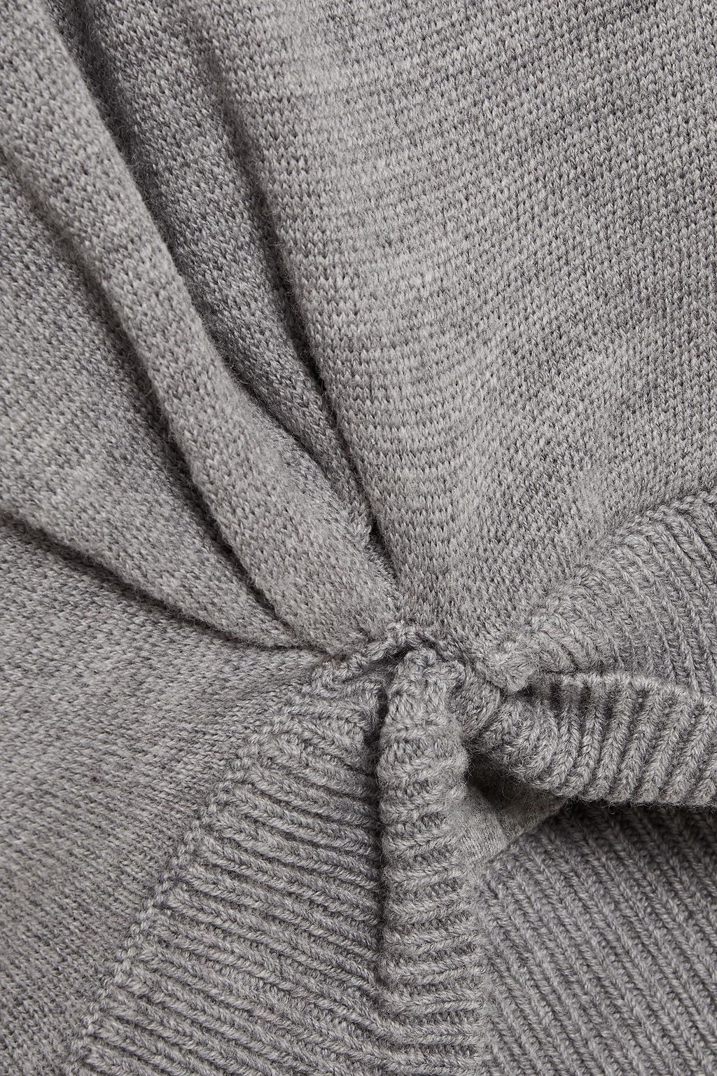 ALEXANDERWANG.T توب قصير متشابك من الأمام من الصوف